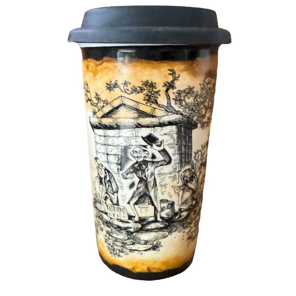 Disney Haunted Mansion Hitchhiking Ghosts Ceramic Coffee Mug - NEW